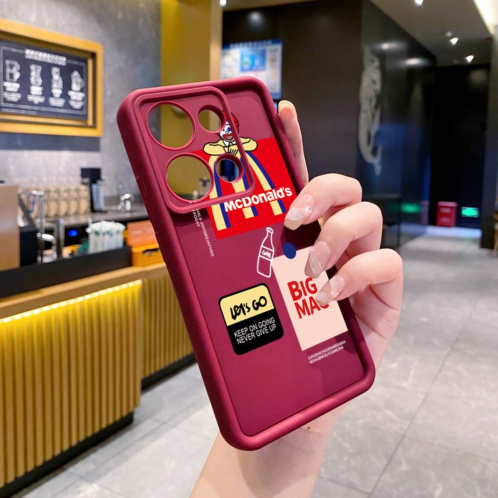 for Xiaomi Redmi Note 13 Pro 5G 12S 4G 12 Turbo 11S 13C 12C Big McDonald's Full Protective Phone Case Anti Drop Cover