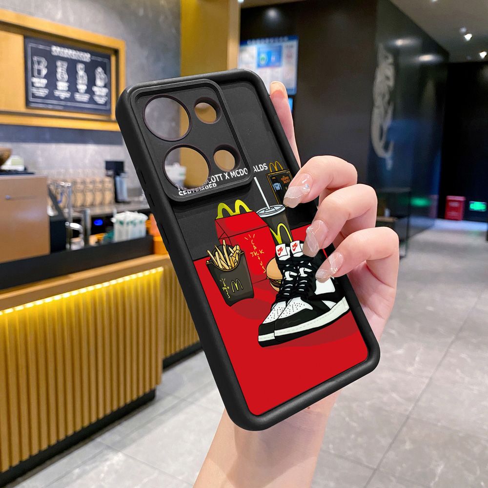 for Xiaomi Redmi Note 13 Pro 5G 12S 4G 12 Turbo 11S 13C 12C Big McDonald's Full Protective Phone Case Anti Drop Cover