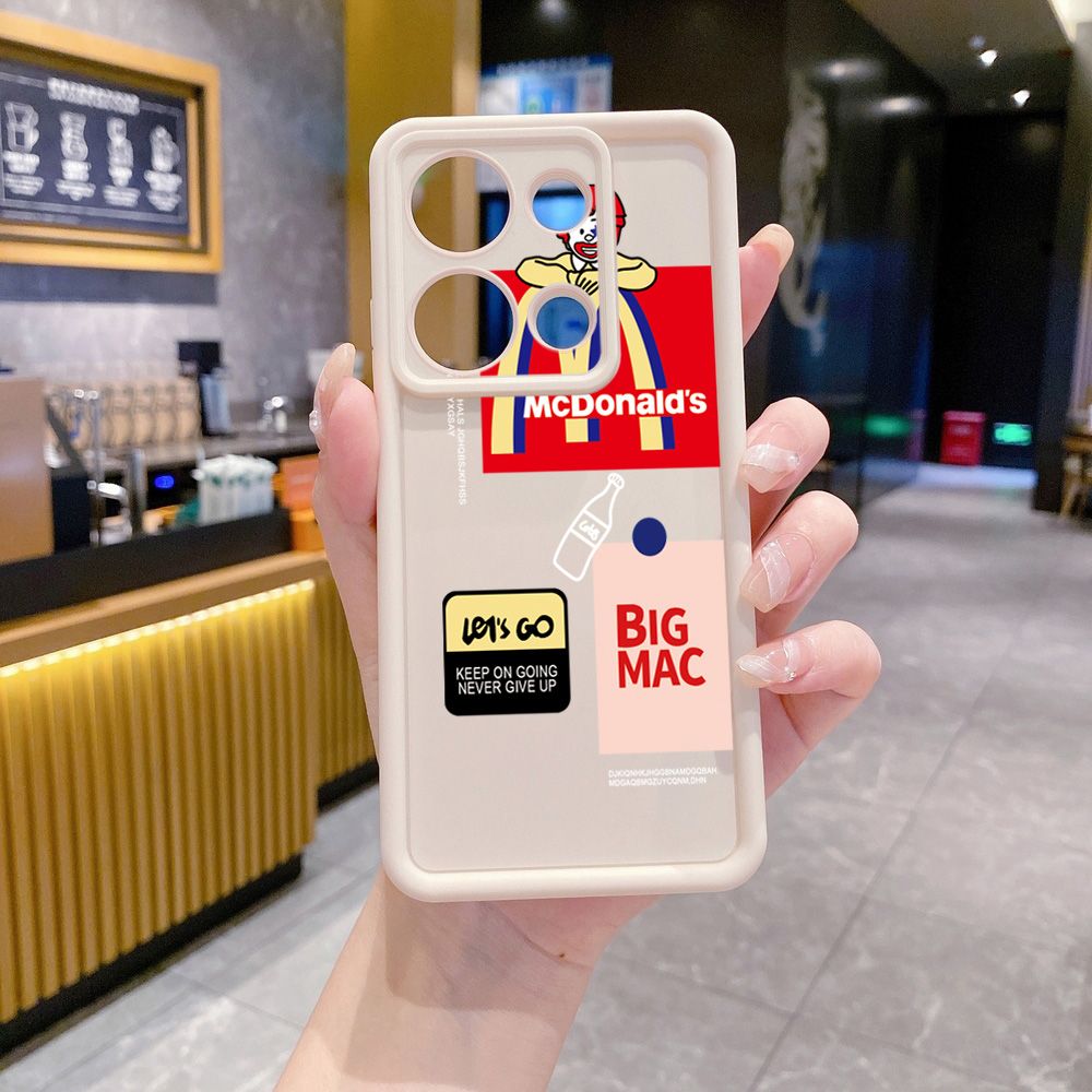 for Xiaomi Redmi Note 13 Pro 5G 12S 4G 12 Turbo 11S 13C 12C Big McDonald's Full Protective Phone Case Anti Drop Cover