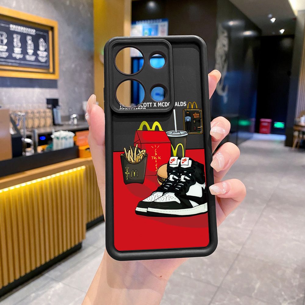 for Xiaomi Redmi Note 13 Pro 5G 12S 4G 12 Turbo 11S 13C 12C Big McDonald's Full Protective Phone Case Anti Drop Cover