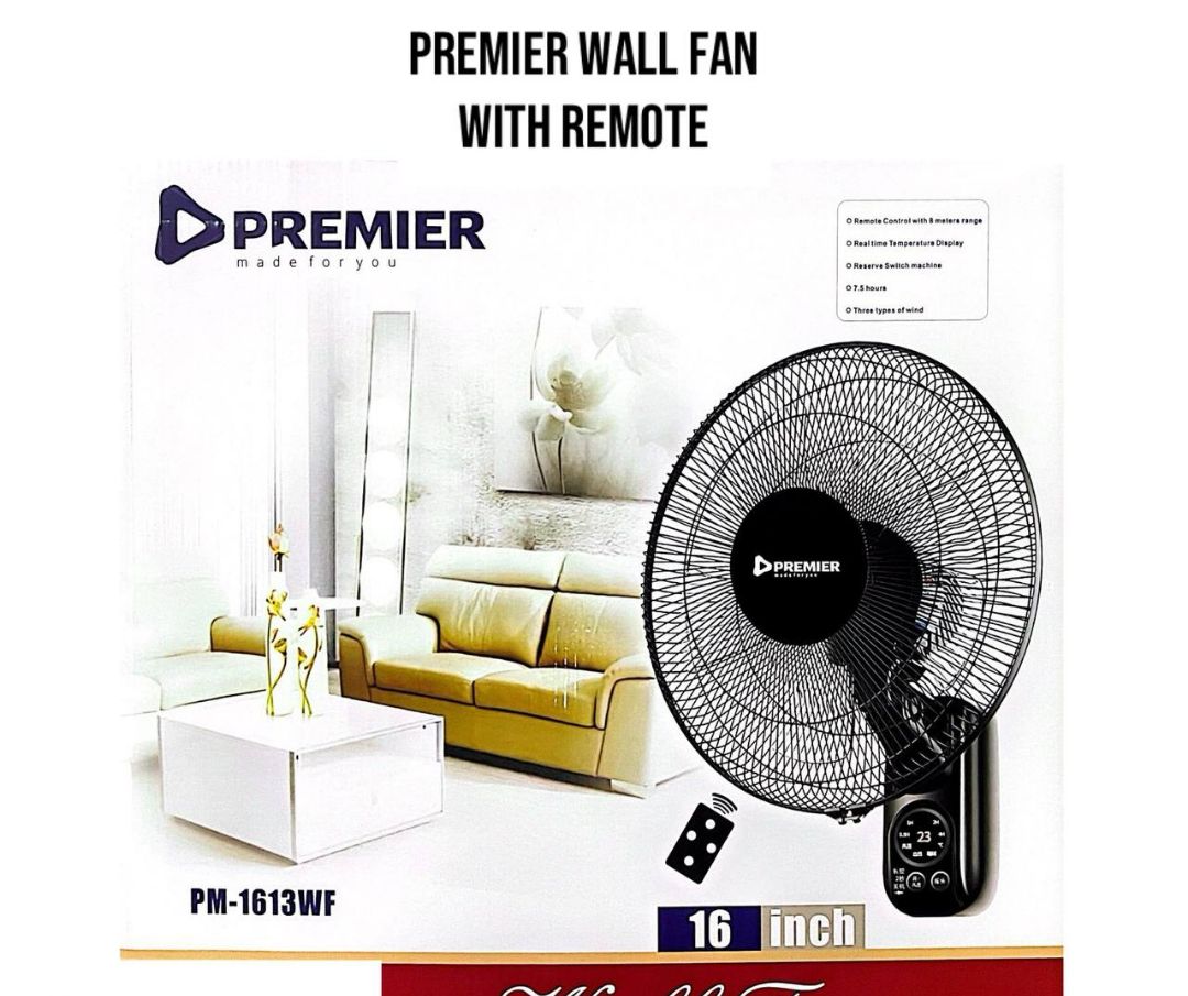 Strong classy wall fan with remote and realtime temperature display,reserve switch machine,three types machine..