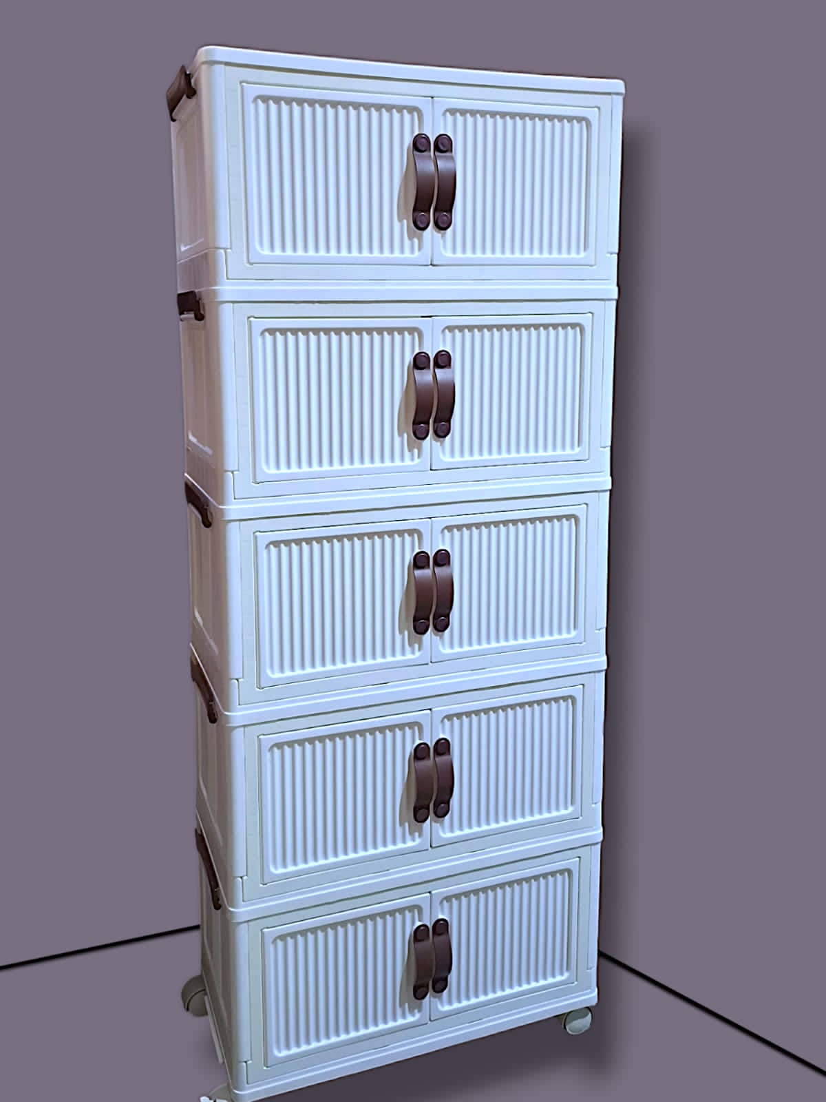 New arrival!! Plastic Storage Containers with Wheels,Closet Organizers and Storage Bins, Collapsible Storage Box for Organization, Multifunctional Folding Storage Bins for Bedroom,Kitchen, Living Room