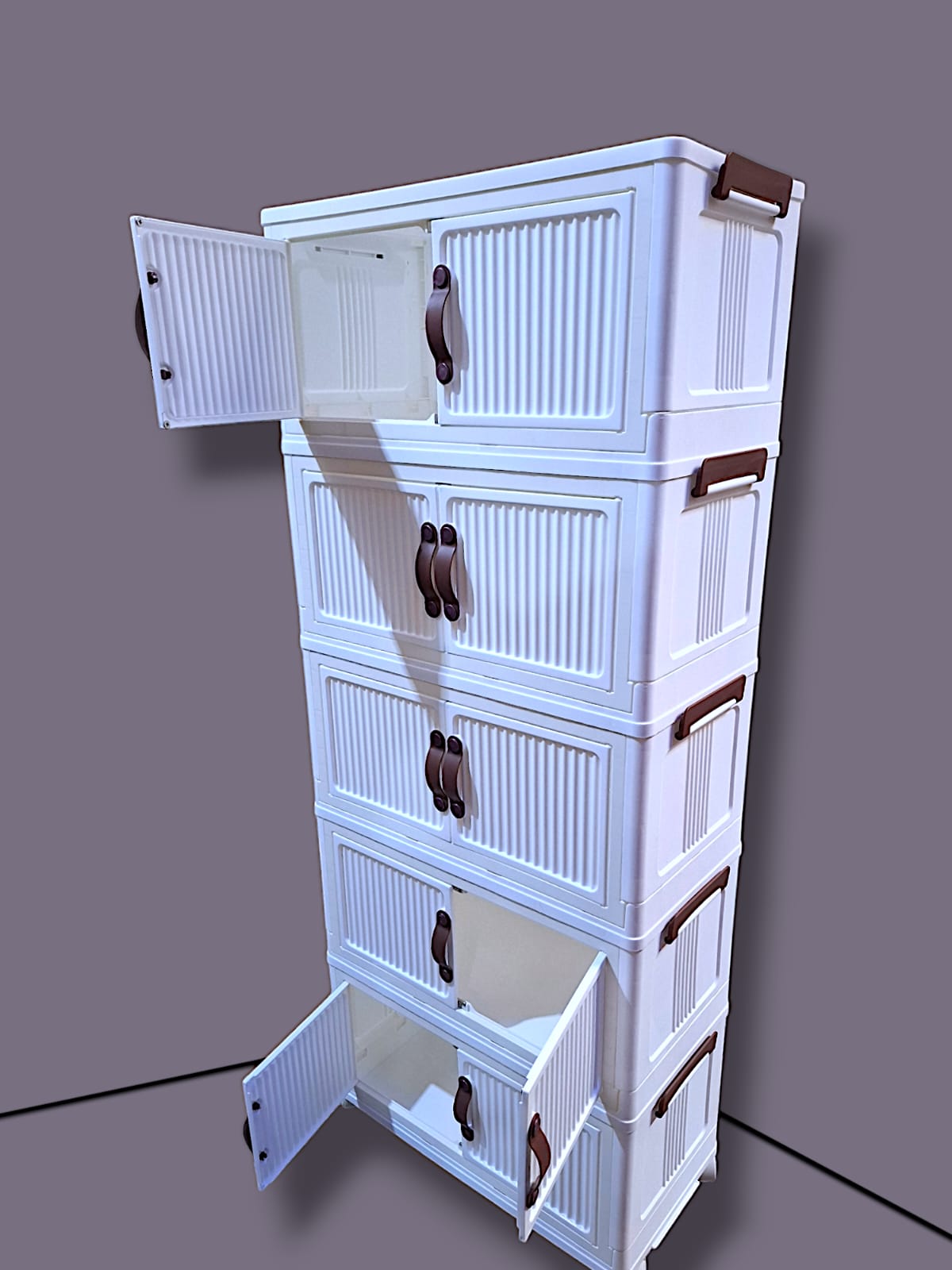 New arrival!! Plastic Storage Containers with Wheels,Closet Organizers and Storage Bins, Collapsible Storage Box for Organization, Multifunctional Folding Storage Bins for Bedroom,Kitchen, Living Room