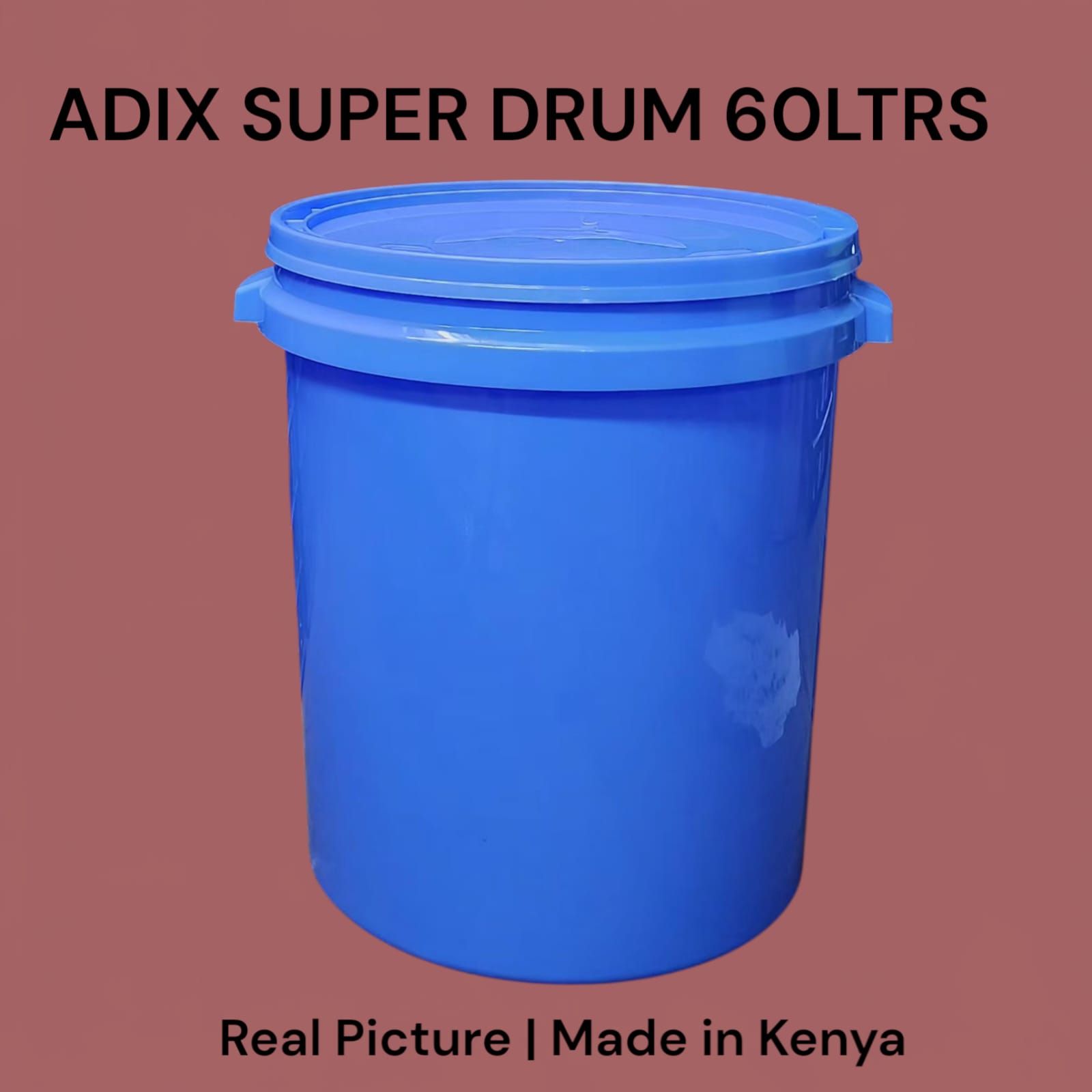 Adix Plastic Super Drum 60Ltrs: Durable Storage Solution