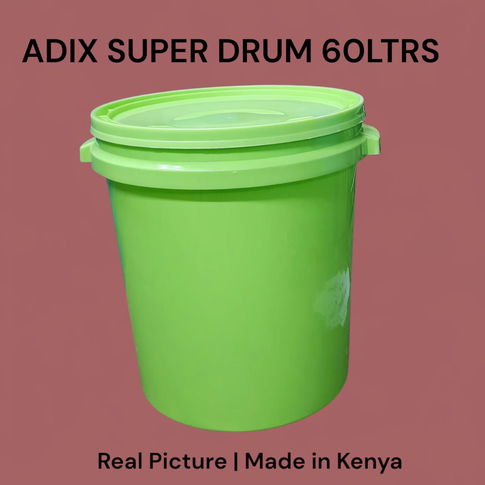 Adix Plastic Super Drum 60Ltrs: Durable Storage Solution