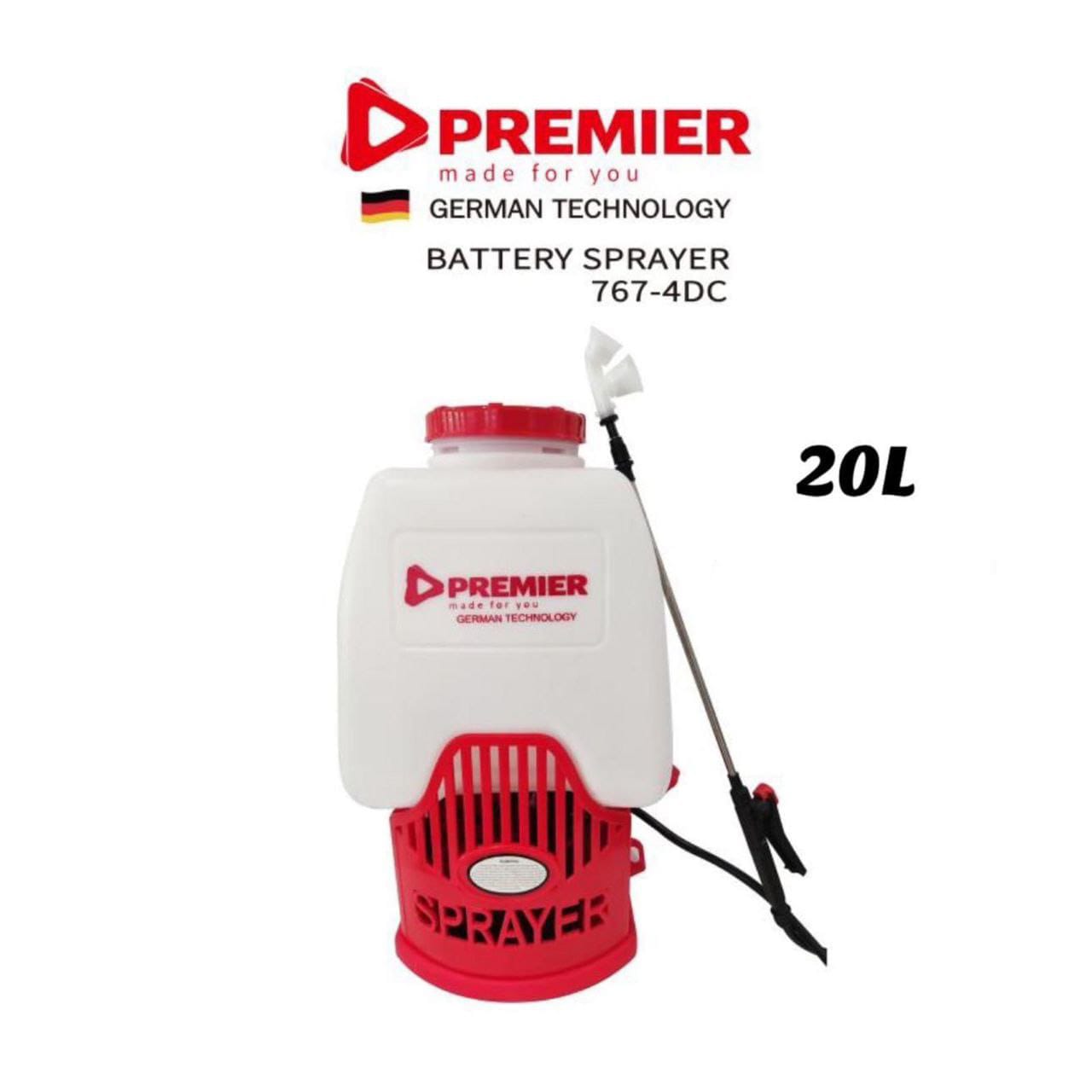 Premier Battery operated German Tecnology Farm/Animals Sprayer with the capacity of 20L