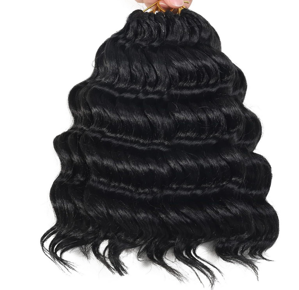 Short Africa Curly Crochet Hair Synthetic Hair Wig extension Ocean Wave Short Hair