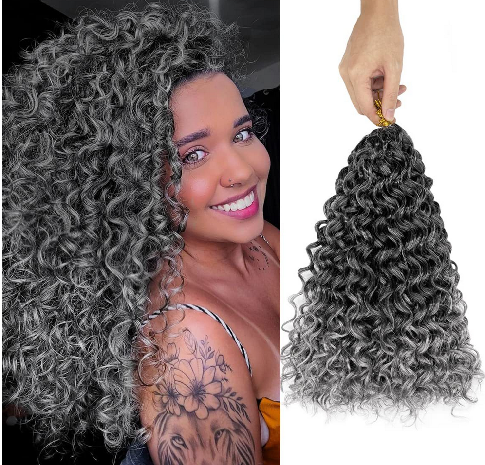Short Africa Curly Crochet Hair Synthetic Hair Wig extension Ocean Wave Short Hair