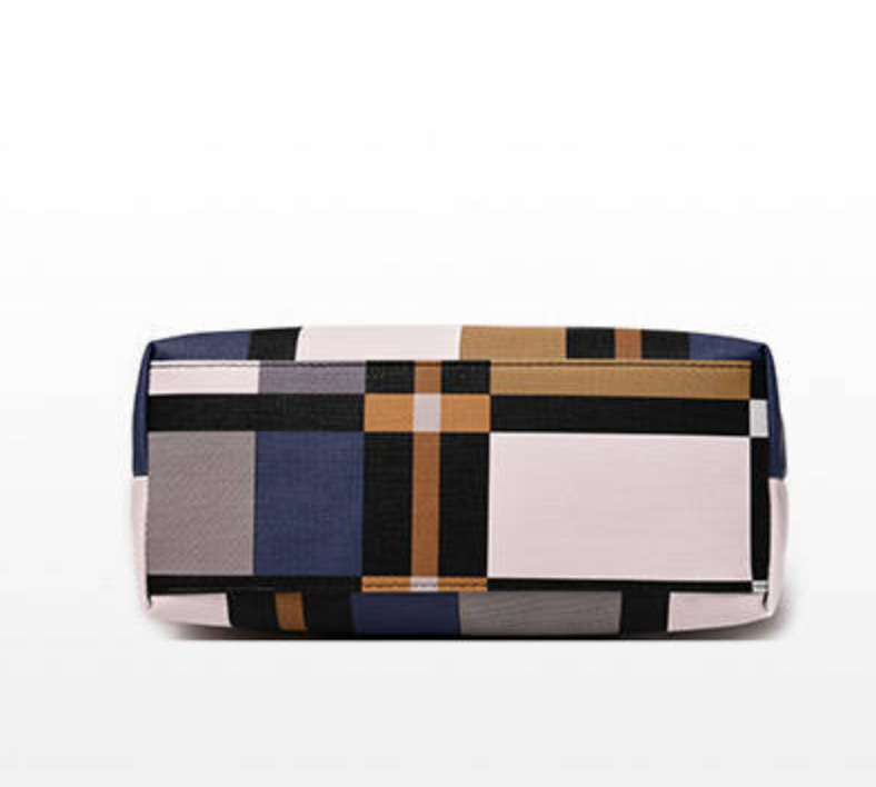 Hot selling tote bag fashionable shoulder bag large capacity handbag  commuting bag grid bag
Son Big Bag Girl