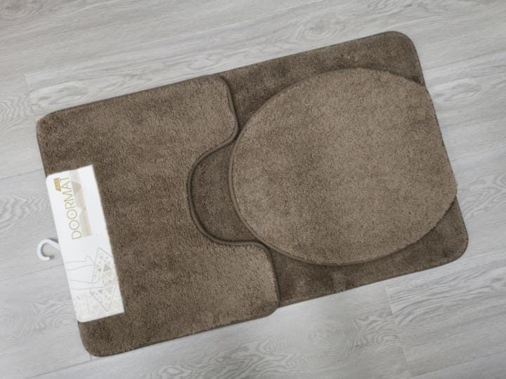 3pcs super absorbent warm bathroom mat