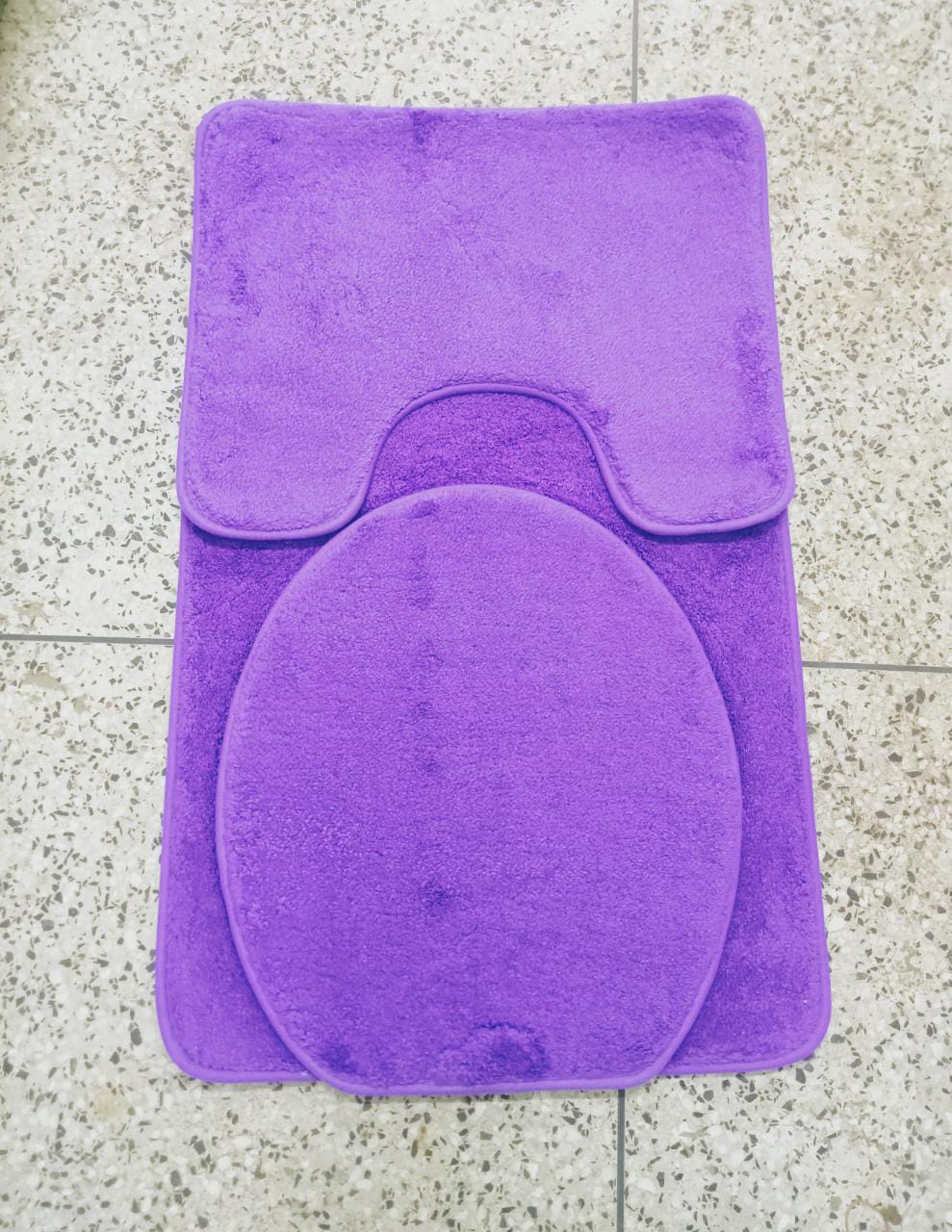 3pcs super absorbent warm bathroom mat