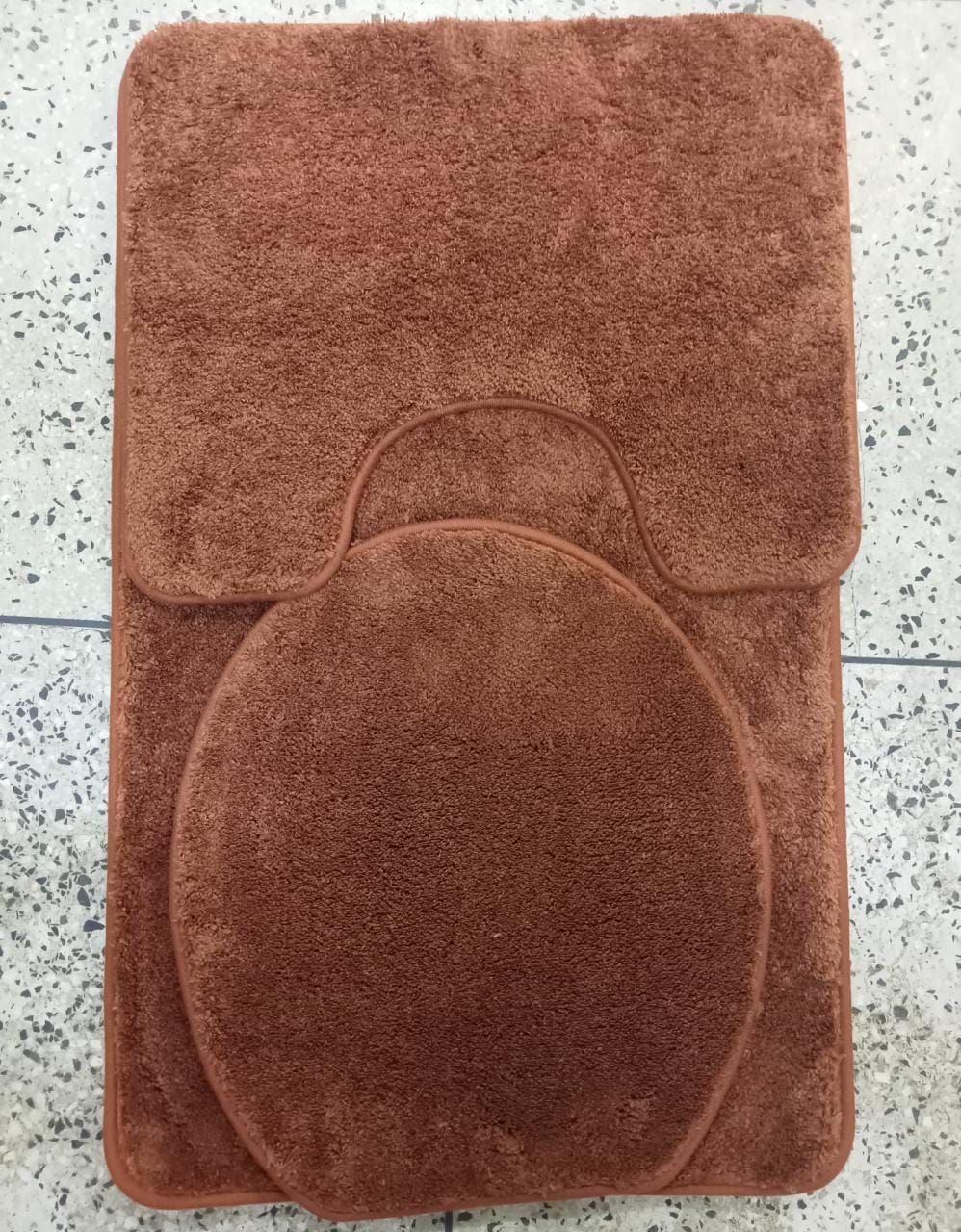 3pcs super absorbent warm bathroom mat