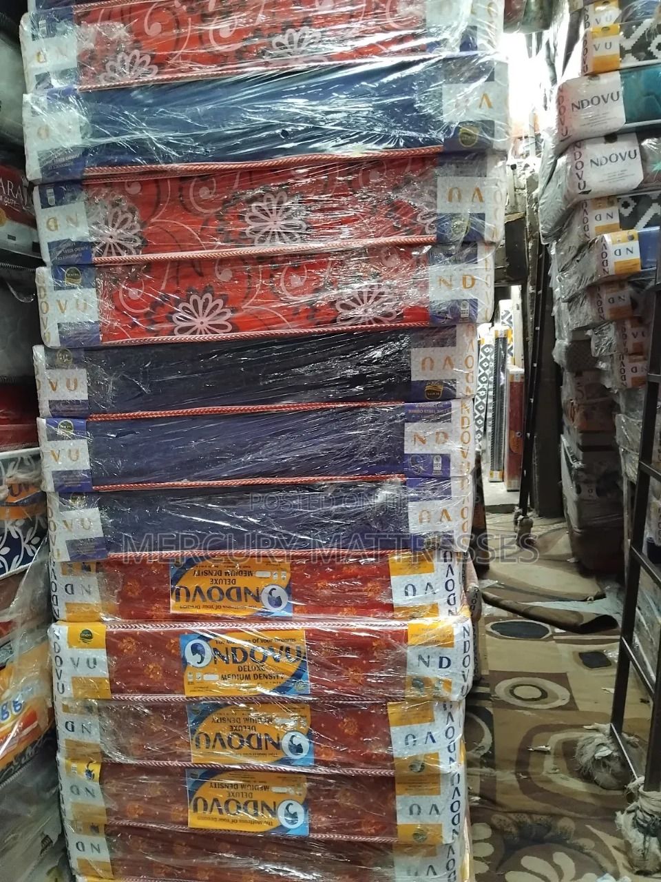 🎁 Ndovu 8-Inch Plain Mattress 🛏️ | High-Density Foam | Medium Duty Support | Durable Plain Finish | Long-Lasting Quality | Breathable & Firm | 2-Year Warranty 🌙✨