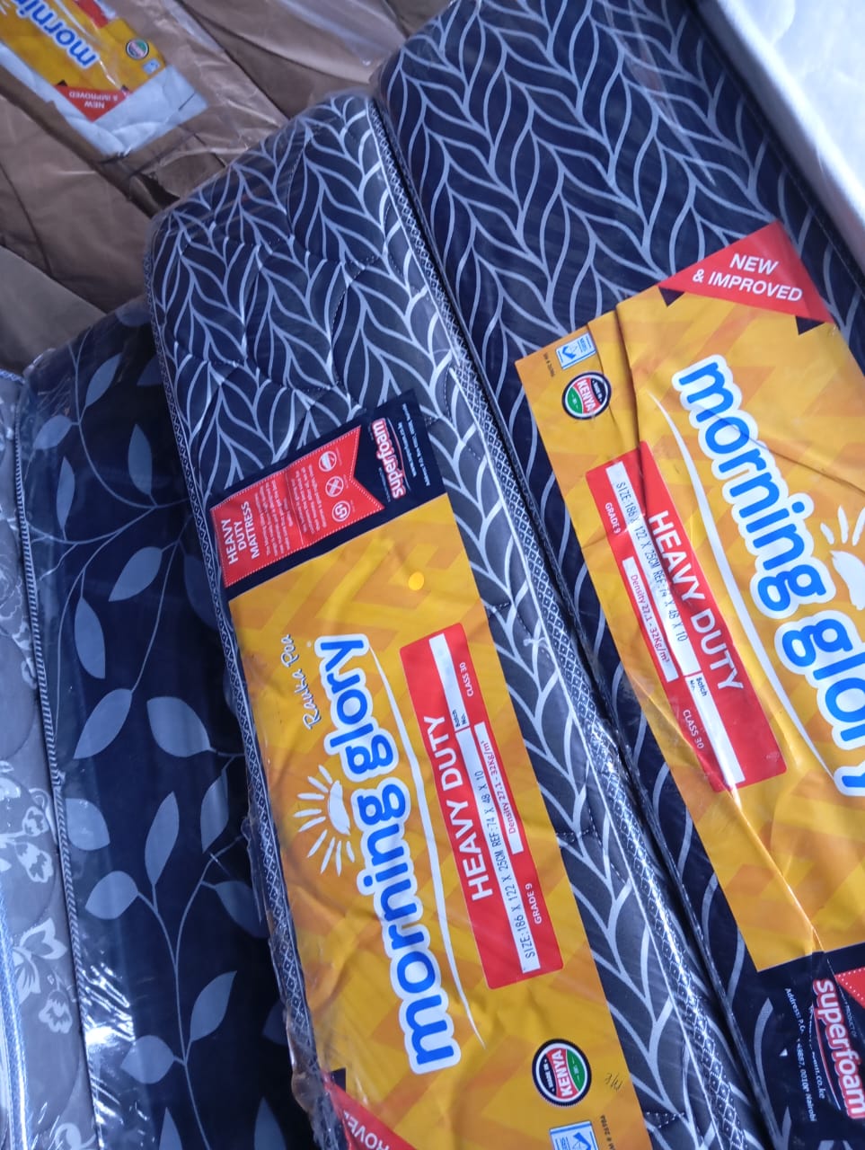 Morning Glory Medium-Density Quilted Mattress 8-Inch Thick, Durable Firm Support, Long-Lasting Comfort for Restful Sleep, Designed for All Standard Bed Sizes