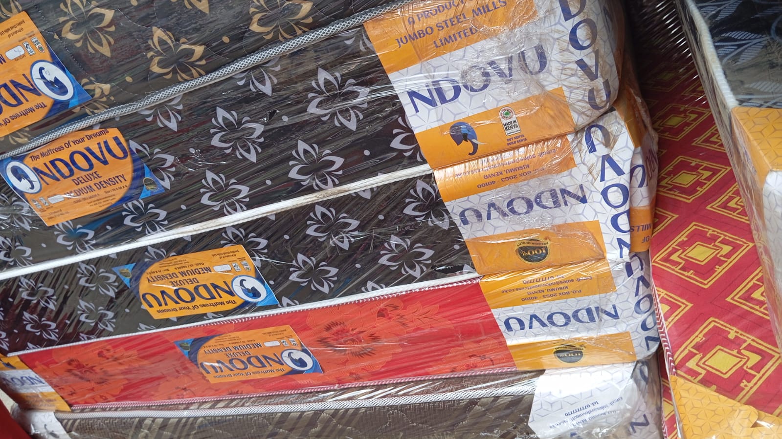 Ndovu High-Density Plain Mattress 8-Inch Thick, Durable Firm Support, Long-Lasting Comfort for Restful Sleep, Designed for All Standard Bed Sizes