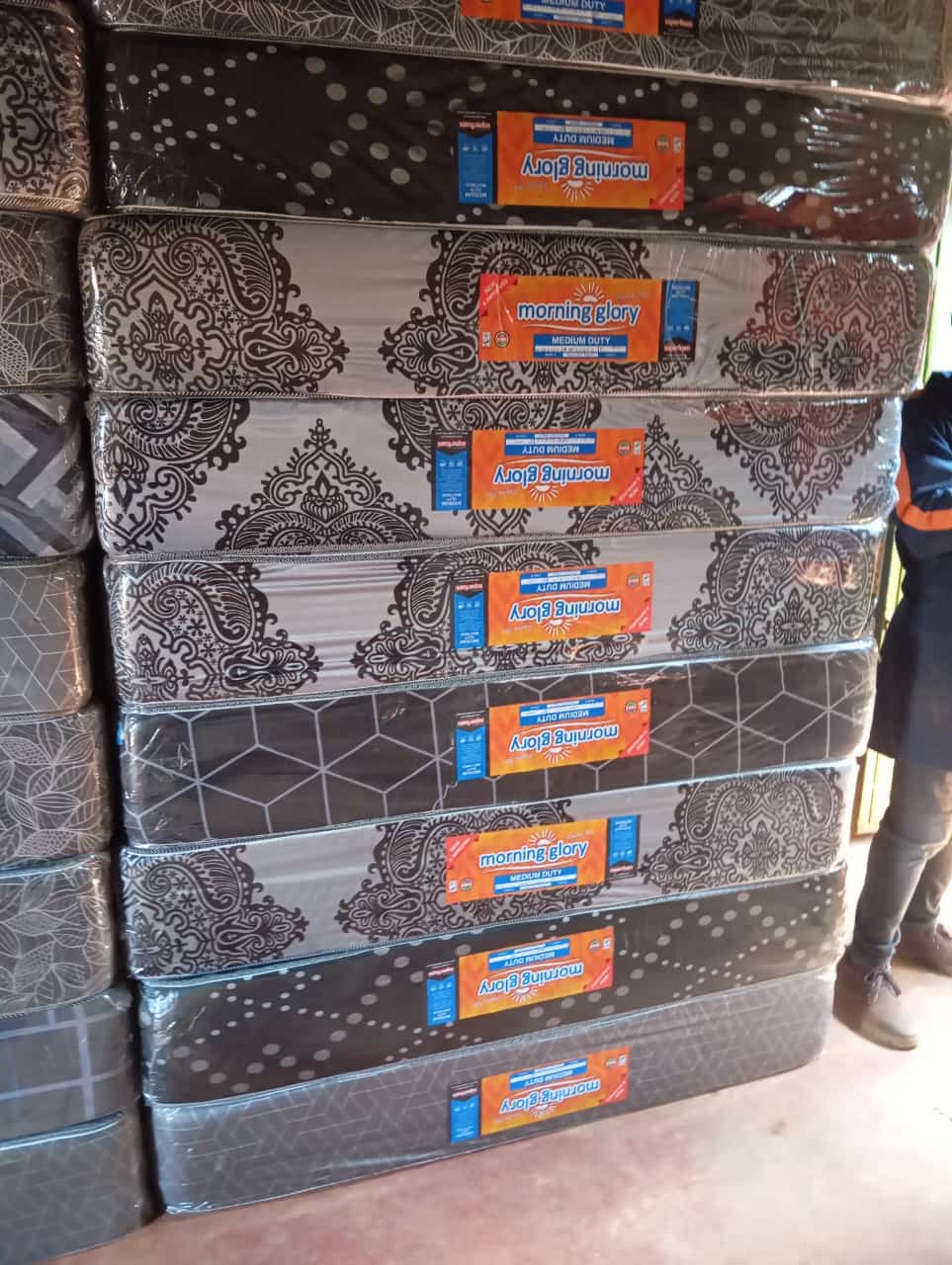 Morning Glory High-Density Quilted Mattress 8-Inch Thick, Durable Firm Support, Long-Lasting Comfort for Restful Sleep, Designed for All Standard Bed Sizes