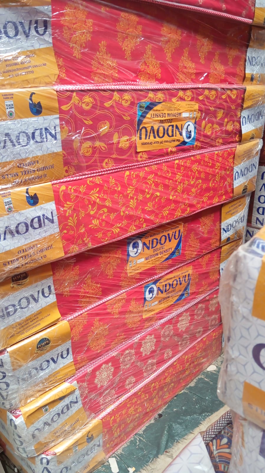 Ndovu High-Density Quilted Mattress 8-Inch Thick, Durable Firm Support, Long-Lasting Comfort for Restful Sleep, Designed for All Standard Bed Sizes