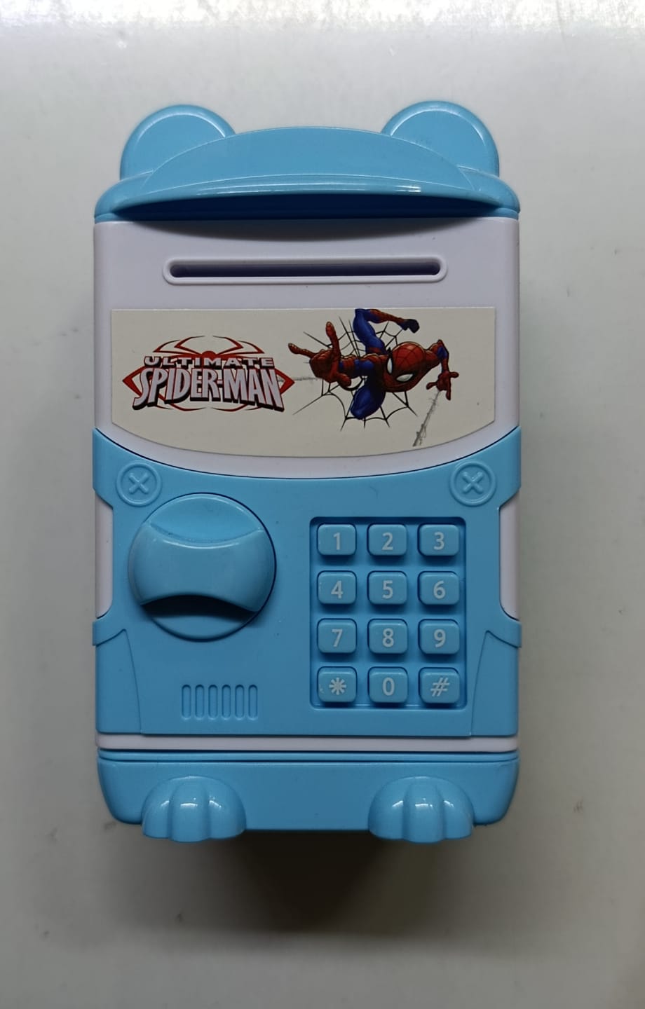 Manual Mini Kids Home Bank ATM Money Box – Cash Coins Saving Piggy Bank with Key Lock, Deposit Box Counter, and Mini Safe for Child Savings and Gifts