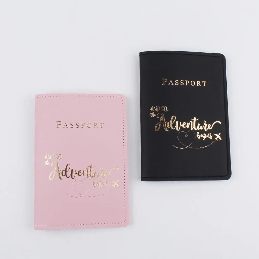 High Quality Trendy PU Leather Passport Cover & Holder – Stylish Travel Document Protector with Secure Storage for IDs, Cards, and Boarding Passes