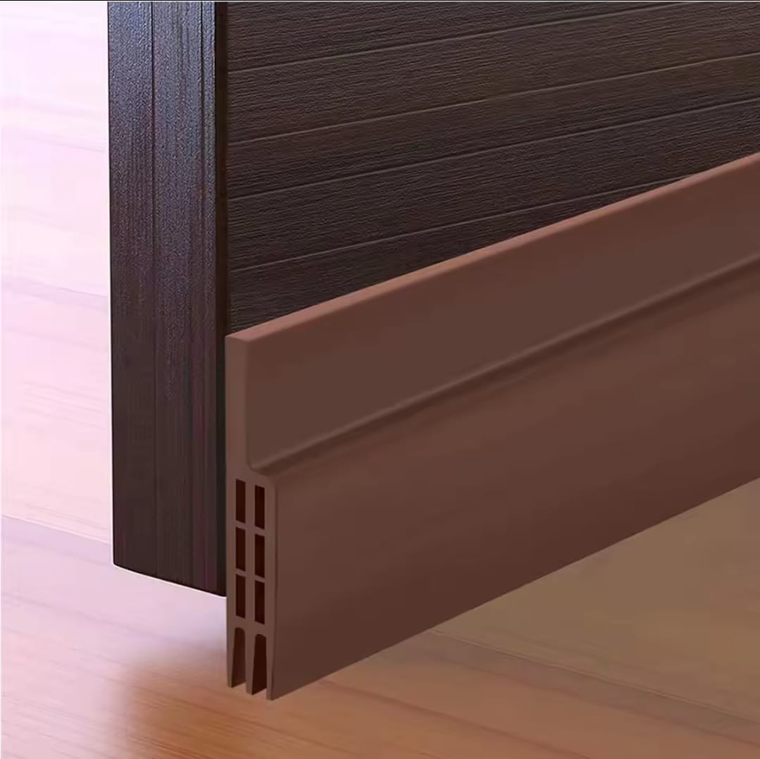 Waterproof Adhesive Silicone Rubber Under-Door Sealing Strip, Protects Against Dust, Insects, Noise, and Wind, Durable and Easy-to-Install Gap Seal for Home or Office