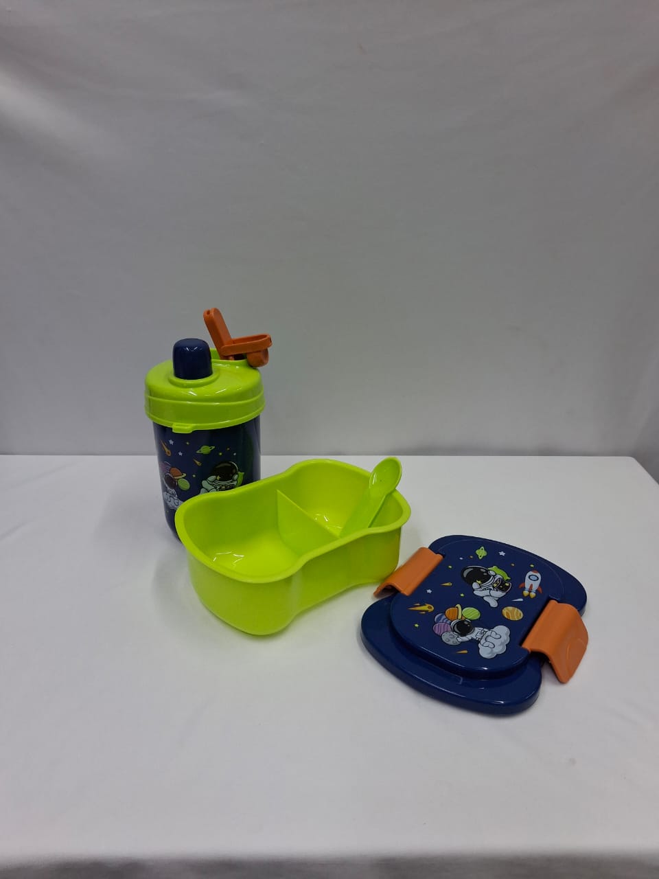 Lunchbox with Bottle Combo, Practical and Portable Food Storage Set for School, Office, or Travel, Convenient Matching Lunch Box and Bottle for Daily Meals