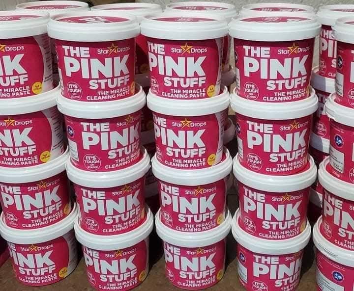 The Pink Stuff Miracle Cleaning Paste, Powerful Multi-Surface Cleaner for Kitchen, Bathroom, Cookware, Tiles, Sinks, and Household Cleaning Tasks, 850g