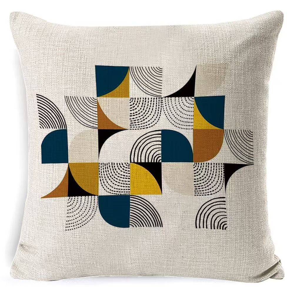 set of 4pcsLinen Cushion Cover Size 45x45cm – Natural Linen Fabric Square Pillow Case for Couch, Bed, Living Room or Minimalist Home Decor Accents