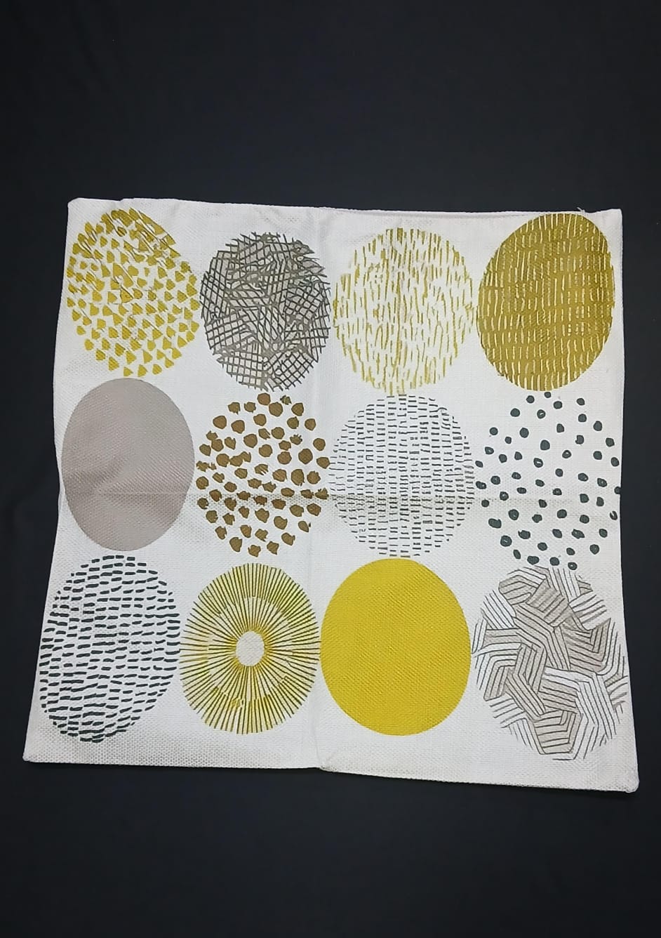 set of 4pcsLinen Cushion Cover Size 45x45cm – Natural Linen Fabric Square Pillow Case for Couch, Bed, Living Room or Minimalist Home Decor Accents