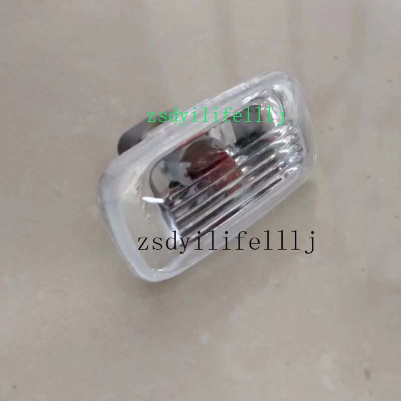 2x For Land Cruiser LC80 1991-1997 Car Left Right Leaf Plate Lamp Signal Light White Cover Bulb