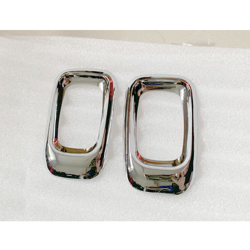 2x For Toyota Land Cruiser LC80 FJ80 1991-1997 Car Left Right Side Leaf Plate Lamp Signal Light ABS Silver Frame Trims