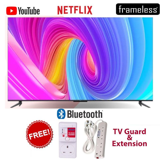 TCL 43S5K ,43" Inch QLED TV Bluetooth Enabled Television Smart ANDROID Google TV Netflix YouTube Google App store Inbuilt WIFI Connectivity, Inbuilt Decoder, DOLBY AUDIO HDR10+ FREE TV GUARD+EXTENSION