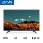 AILYONS LET3208W 32" Inches ATV+DVBT2 HD Digital LED TV Inbuilt Decoder for local channels,USB Ports HDMI VGA