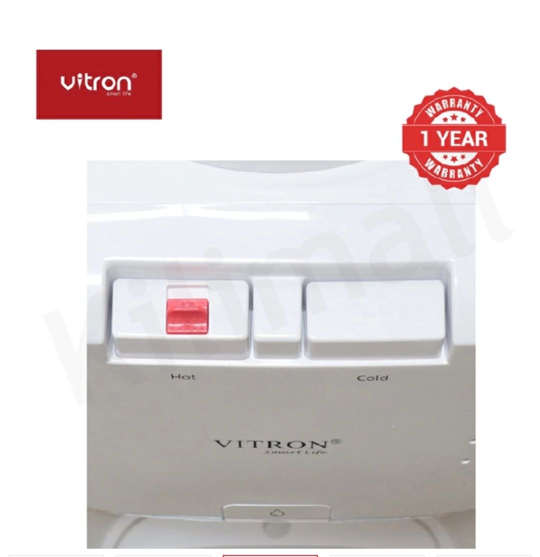 VITRON VBD566-A Water Dispensor Hot And Cold,CHILD LOCK ,METAL BACK (1YR WRTY) Hot and Cold Water Dispenser with Child Lock Home Applicances with Storage Cabinet