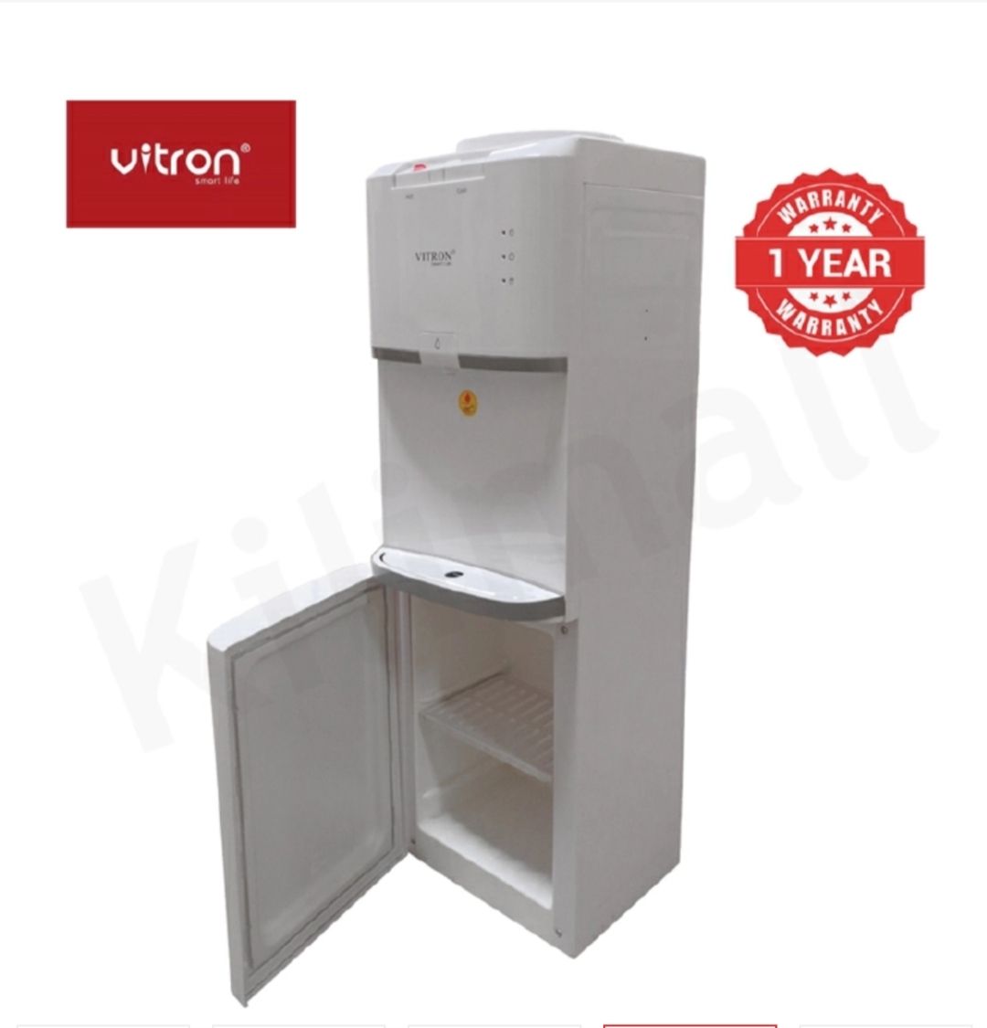 VITRON VBD566-A Water Dispensor Hot And Cold,CHILD LOCK ,METAL BACK (1YR WRTY) Hot and Cold Water Dispenser with Child Lock Home Applicances with Storage Cabinet