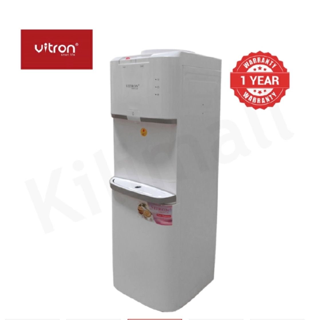 VITRON VBD566-A Water Dispensor Hot And Cold,CHILD LOCK ,METAL BACK (1YR WRTY) Hot and Cold Water Dispenser with Child Lock Home Applicances with Storage Cabinet