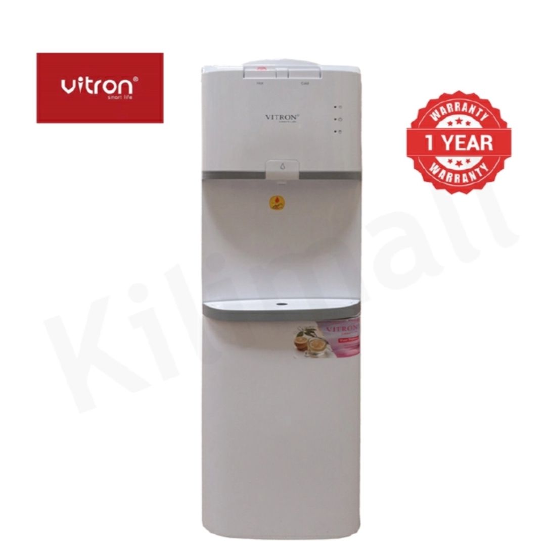 VITRON VBD566-A Water Dispensor Hot And Cold,CHILD LOCK ,METAL BACK (1YR WRTY) Hot and Cold Water Dispenser with Child Lock Home Applicances with Storage Cabinet