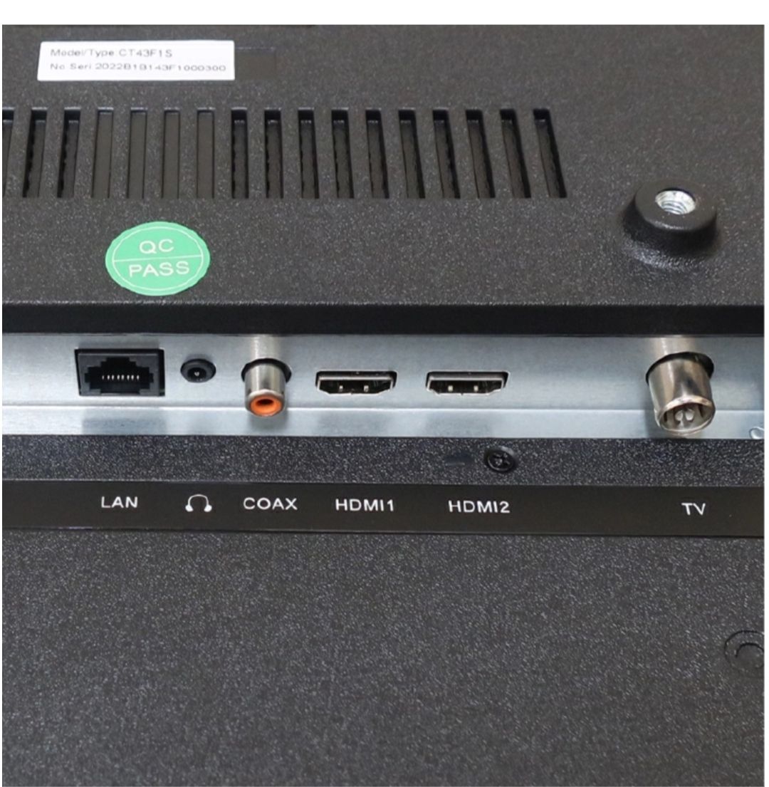 CTC43"Inch  Android Smart TV HD Television with Bluetooth (CTC43F1S) Multi-screen, CTC 43" INCH, HDMI, Android 11.0, USB 2.0, Eco friendly, Narrow Bezel, DVB-T2, YouTube, Netflix,+ 7 FREE GIFTS