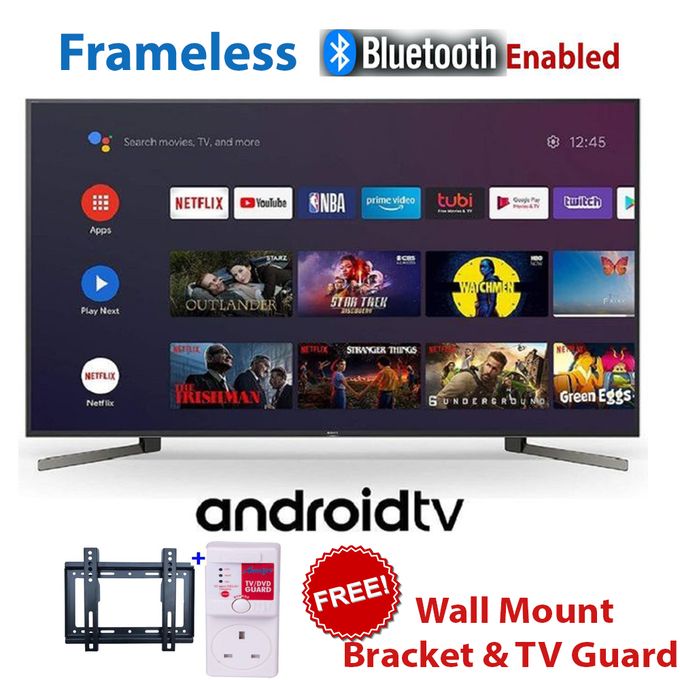 Vitron HTC4068FS,40" Inch Bluetooth Enabled  Frameless Smart Android TV AppStore ,NETFLIX,YOUTUBE-WIFI Television 2*USB 3*HDMI+ FREE Wall Mounting Bracket+TV Guard