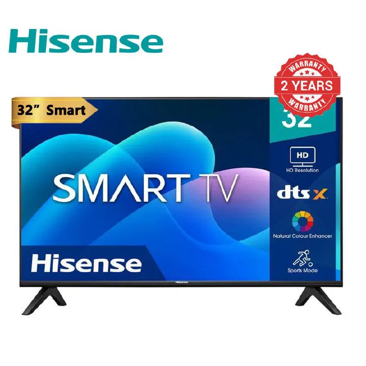 Hisense 32" inch 32A4K VIDAA OS Full HD FRAMELESS Smart  TV Television Inbuilt WIFI A4 Series Dobly Audio Inbuilt Decoder USB HDMI 24 Months Warranty