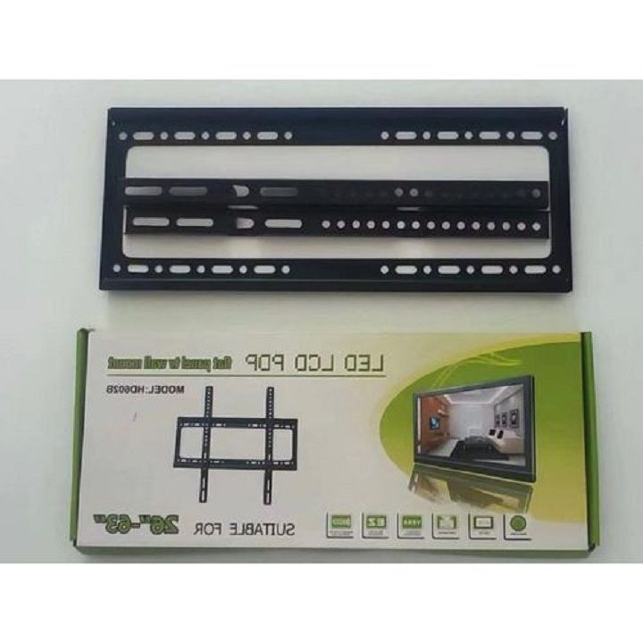 [Special Offer] TV Wall Mount TV Stand 26″-65″ Plasma Flat Panel TV Mounting wall bracket Steel Material Fixed Solid Wall mount suitable for 26 inch to 65 inch Television, load capacity of 50kg,