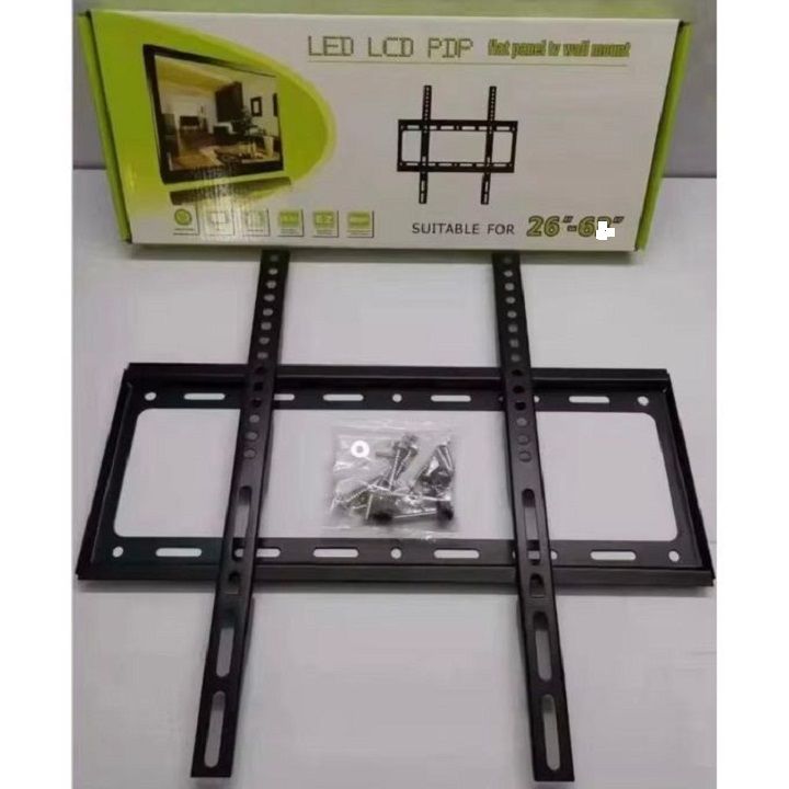 [Special Offer] TV Wall Mount TV Stand 26″-65″ Plasma Flat Panel TV Mounting wall bracket Steel Material Fixed Solid Wall mount suitable for 26 inch to 65 inch Television, load capacity of 50kg,