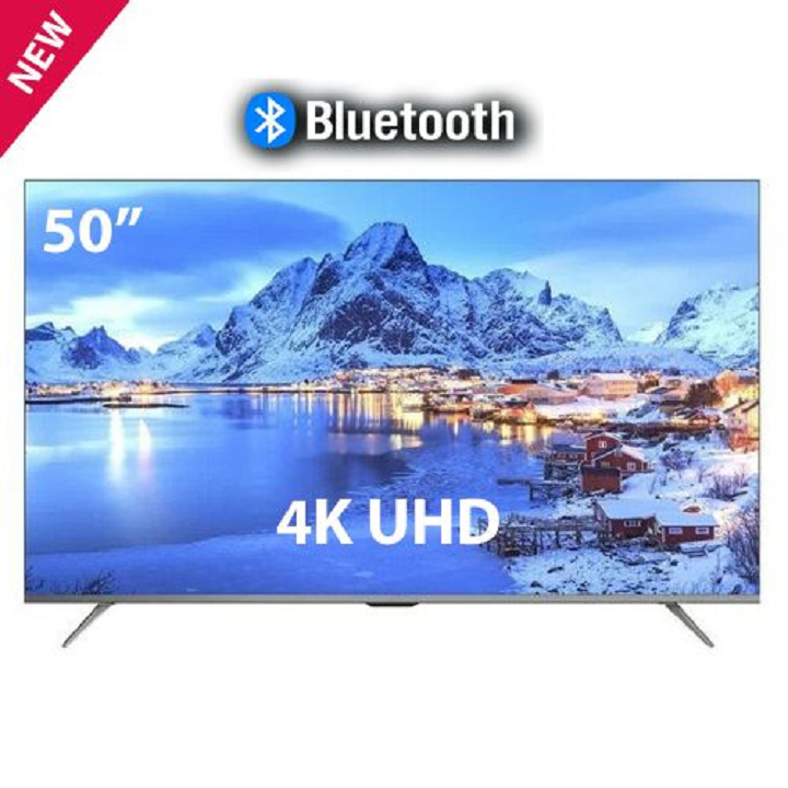 GLOBALSTAR 50" INCH TV /127CM, 50UK64,4K ULTRA HD SMART TV,FRAMELESS, BLUETOOTH ENABLED TELEVISION,NETFLIX, YOUTUBE,WIFI, PRIMEVIDEO,VIDAA OS,DOBLY,USB/HDMI/VGA PORTS, MULTILANGUAGE,+ 2 YEARS WARRANTY