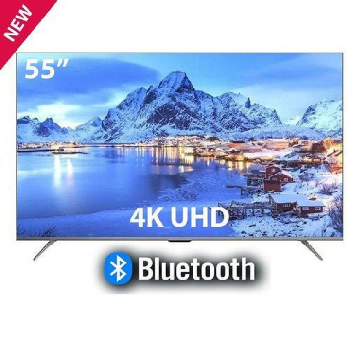 GLOBALSTAR 55" INCH/139CM, 55UK64,4K ULTRA HD SMART TV,FRAMELESS, BLUETOOTH ENABLED TELEVISION,NETFLIX, YOUTUBE, PRIMEVIDEO,VIDAA OS,DOBLY,USB/HDMI/VGA PORTS, MULTILANGUAGE,+ 2 YEARS WARRANTY