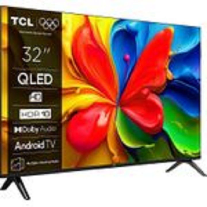 TCL 32" inch QLED GOOGLE TV FRAMELESS FULL HD SMART ANDROID TV Inbuilt Decoder Bluetooth Netflix,Youtube,ChromeCast Built-in Google PLAYSTORE, Prime Video HDR10, DOLBY AUDIO+FREE TV Guard+Bracket