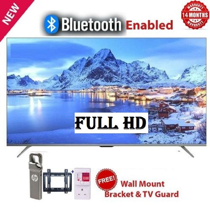 VITRON 50" inch SMART ANDROID TV HTC5008FS,WIFI ENABLED,BLUETOOTH ENABLED, FRAMELESS FULL HD TV 1.5GBRAM,8GBROM YouTube, Netflix ICAST SCREEN VITRON50 + FREE TV Guard + Wall Bracket+ FLASH DISK
