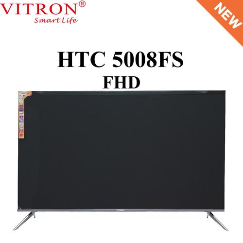 VITRON 50" Inch BLUETOOTH  CONNECTIVITY HTC5008FS,FRAMELESS FULL HD Inbuilt Decoder  Android TV 1.5GBRAM,8GBROM Youtube,Netflix ,Built-in WIFI CONNECTIVITY,USB/HDMI PORT+FREE TILT WALL MOUNT BRACKET