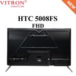 Vitron 50" Inch TV HTC5008FS Frameless 2K FULL HD Android Smart TELEVISION Bluetooth Netflix Youtube1.5G+8G USB/SD WIFI ENABLED Television ICAST SCREEN +Free Tilt Wall Mount Bracket