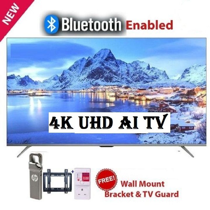 Skyworth 50″ inch TV 4K UHD GOOGLE Television Smart  Ok Google TV ,Voice Control  App store Inbuilt Decoder ,Netflix, YouTube ,Prime Video, Bluetooth, i-cast SCREEN + FREE TV GUARD + BRACKET + FLASH