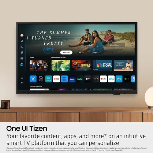 SAMSUNG 43" inch Full HD SMART TV 43" inch Television Tizen OS Netflix YouTube Inbuilt Decoder for local channels Wide Color Enhancer built-in WIFI HDR, OTS Lite, Knox Security,One UI Tizen OS+7 GIFTS