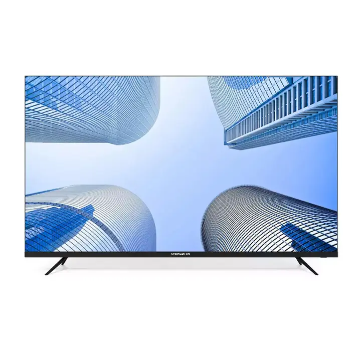 (Latest Version) Vision Plus 50 inch Smart QLED TV Frameless VP8850QV 4K UHD Frameless V+ OS Television 50" , Bluetooth, NETFLIX OFFICIAL SMART CONTENT TV, DOLBY AUDIO + FREE TV Guard + Wall Bracket